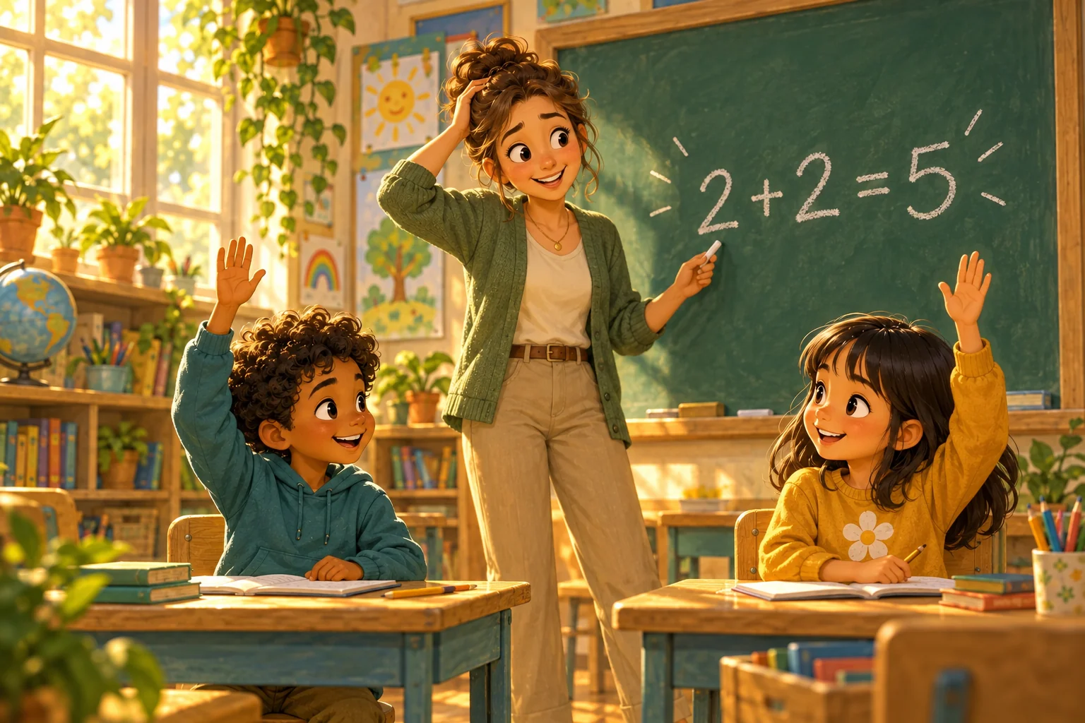 Escucha al profesor, encuentra sus errores y explica la corrección.