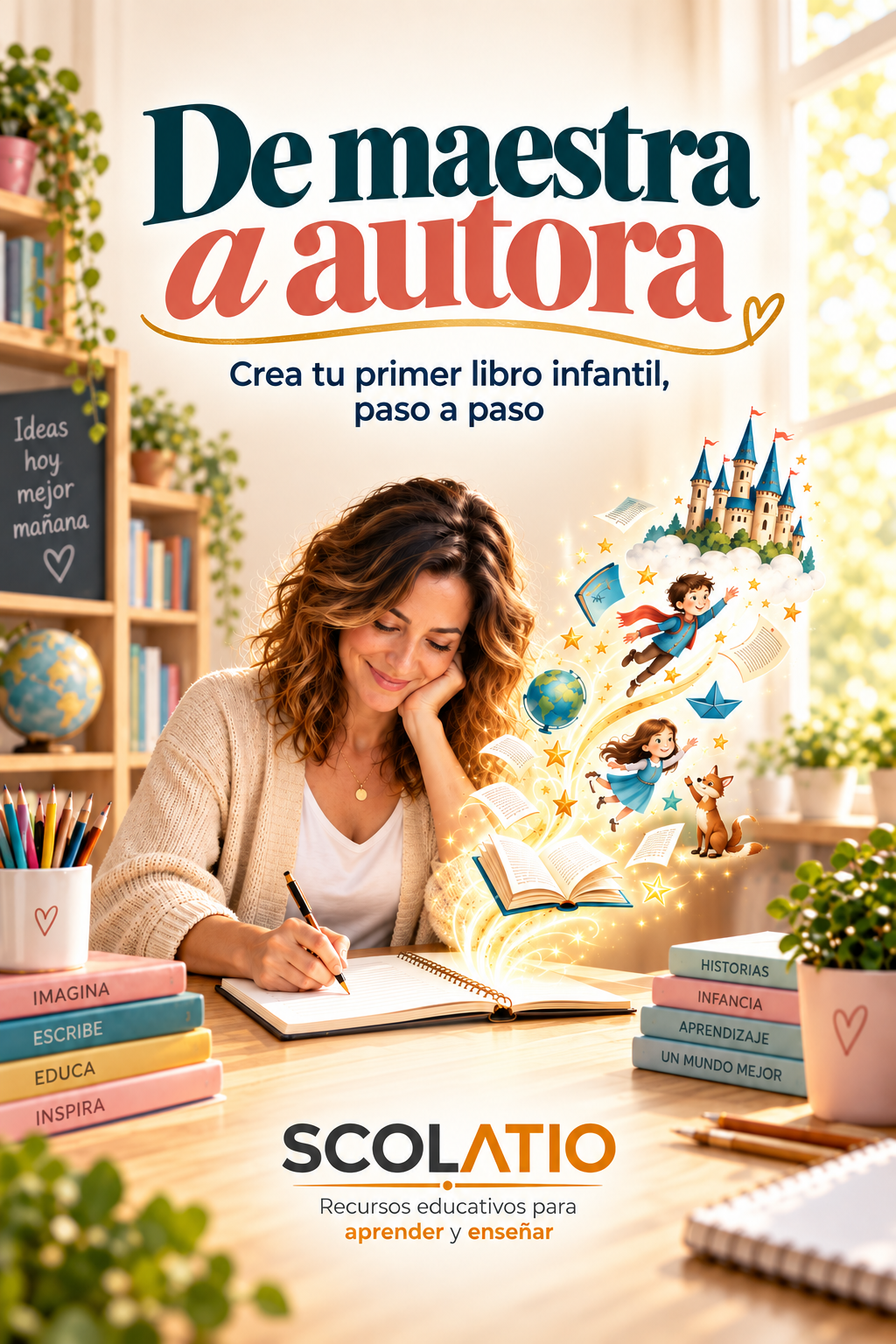 Portada de De maestra a autora