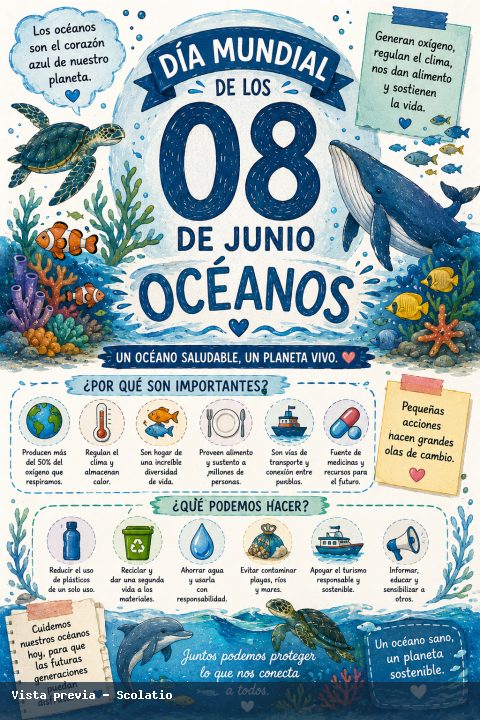 Portada de Día Mundial de los Océanos