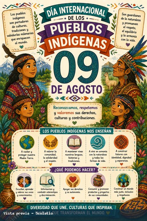 Portada de Día Internacional de los Pueblos Indígenas