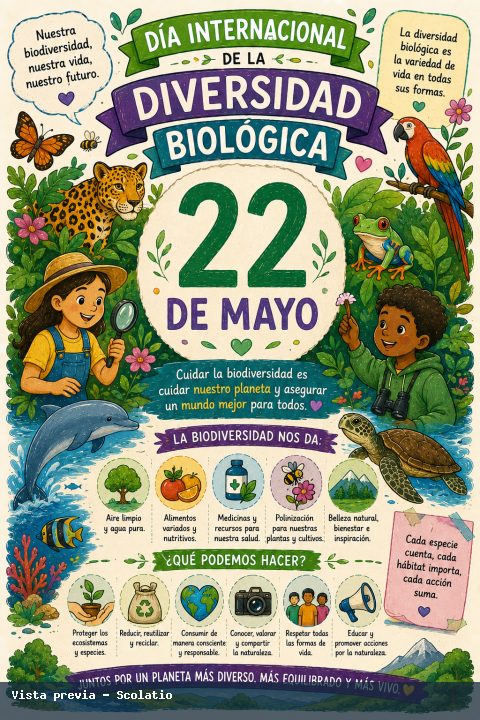Portada de Día Internacional de la Diversidad Biológica