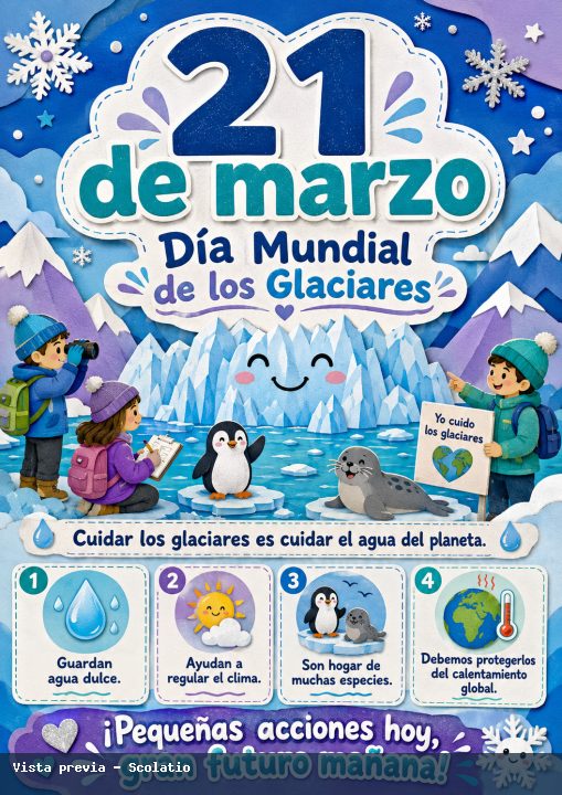 Portada de Día Mundial de los Glaciares