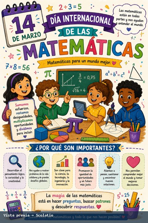 Portada de Día Internacional de las Matemáticas