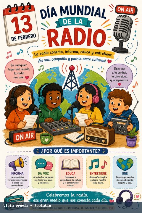 Portada de Día Mundial de la Radio