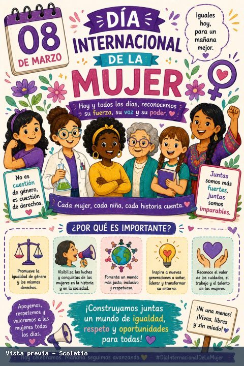 Portada de Día Internacional de la Mujer