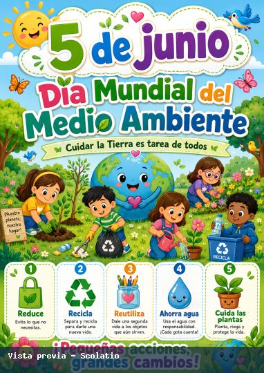 Portada de Día Mundial del Medio Ambiente