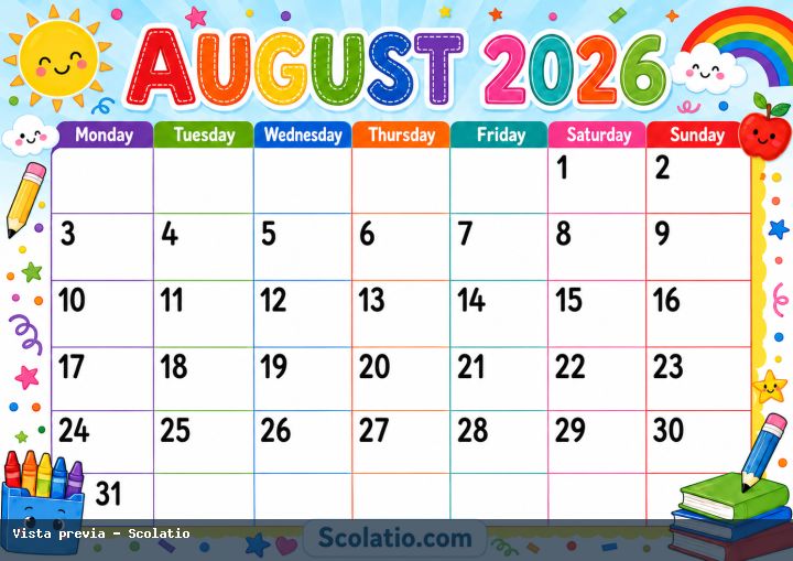 Portada de August 2026
