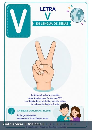 Portada de Letra V