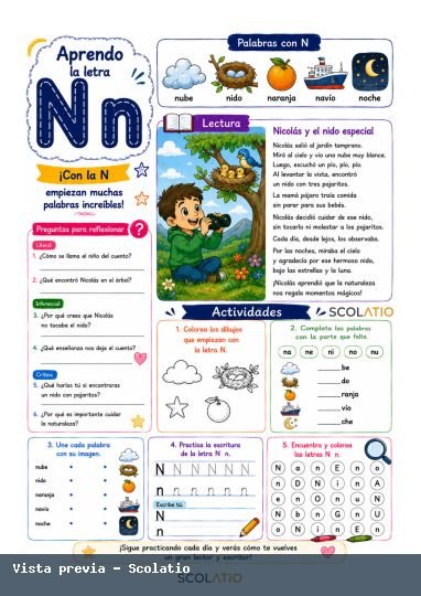 Portada de Letra N