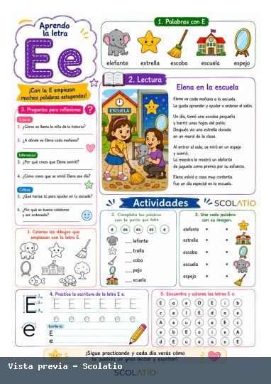Portada de Letra E