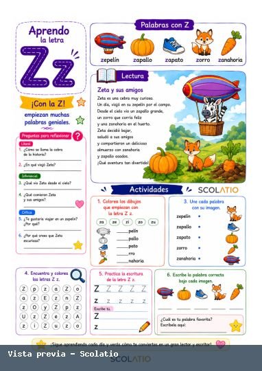 Portada de Letra Z