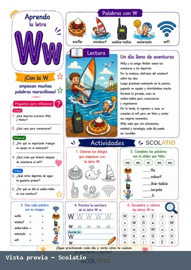 Portada de Letra W