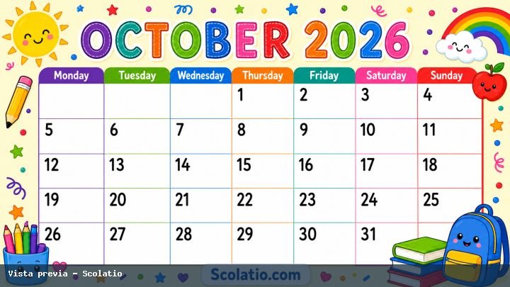 Portada de October 2026