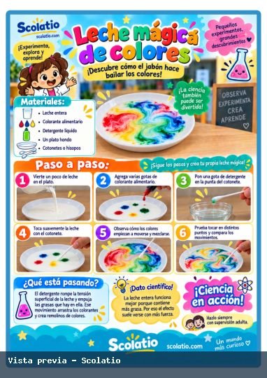 Portada de Leche Mágica De Colores