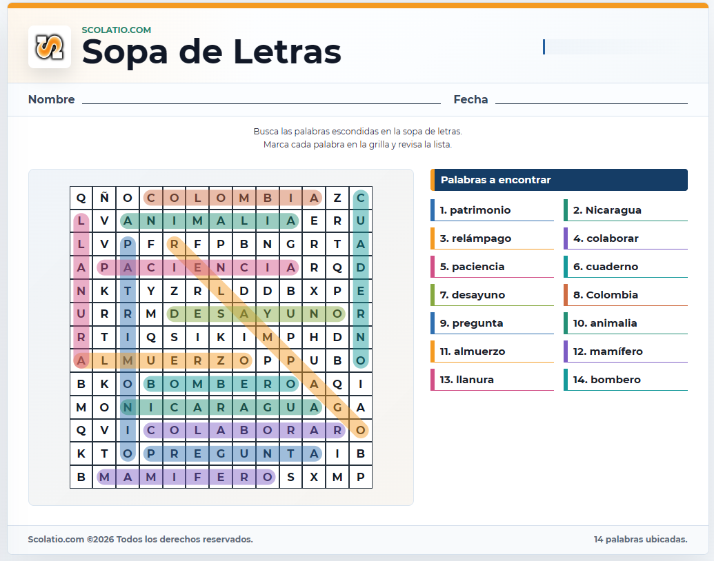 Portada de Sopa de letras en el aula: mucho más que un simple pasatiempo