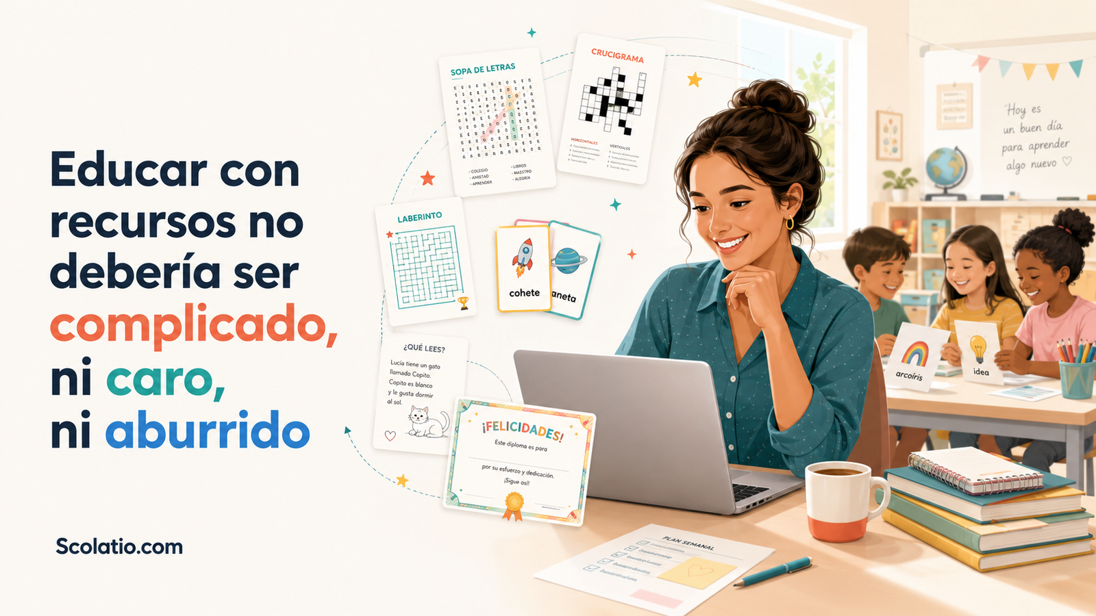Portada de Educar con recursos no debería ser complicado, ni caro, ni aburrido