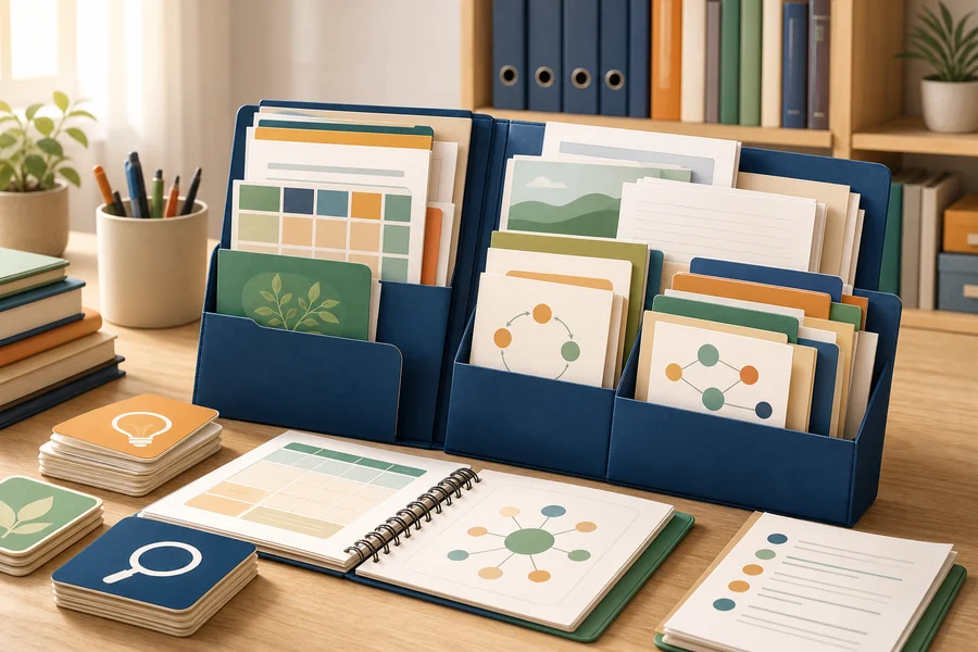 Colección organizada de materiales y recursos docentes