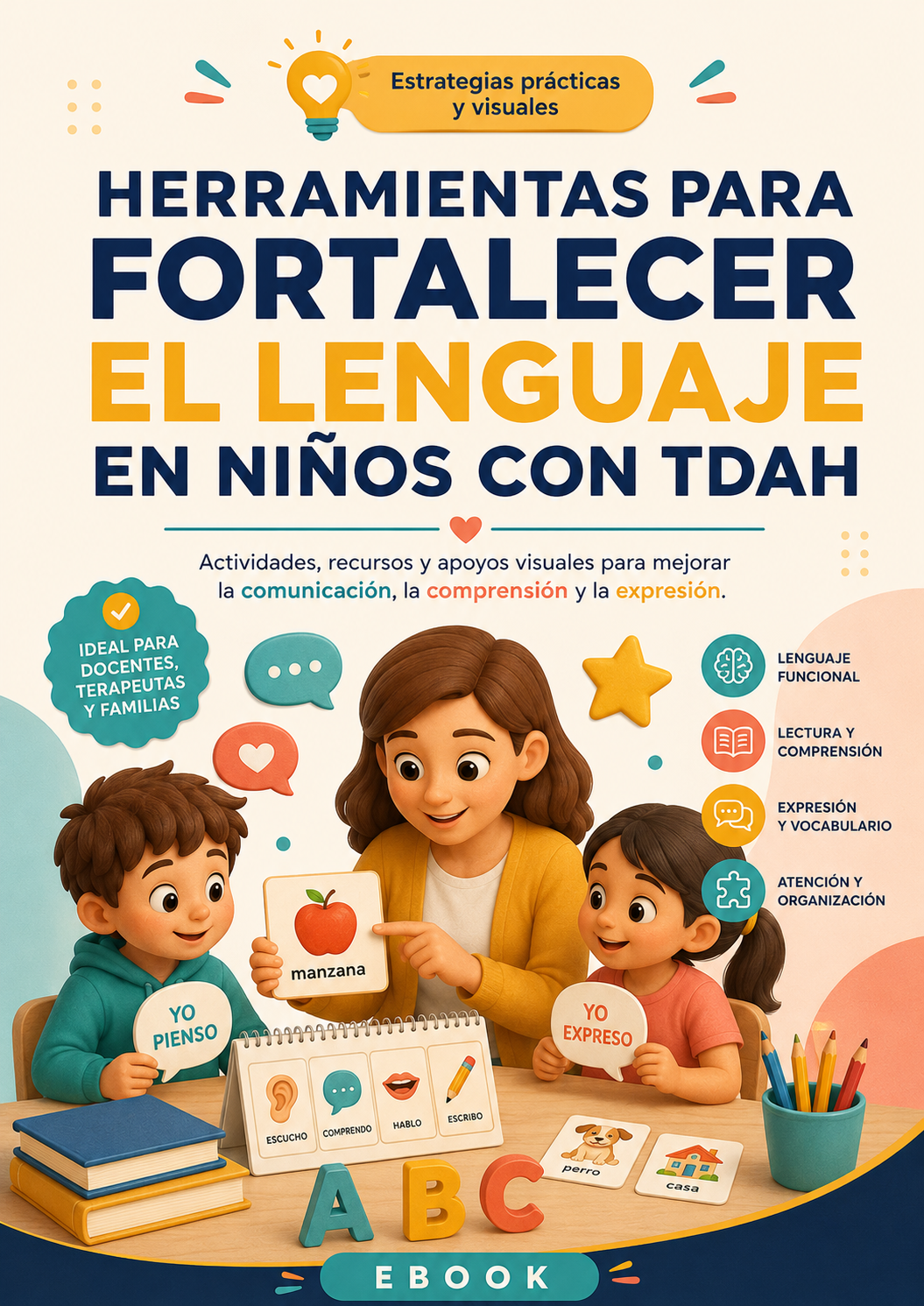 Herramientas para fortalecer el lenguaje en niños con TDAH