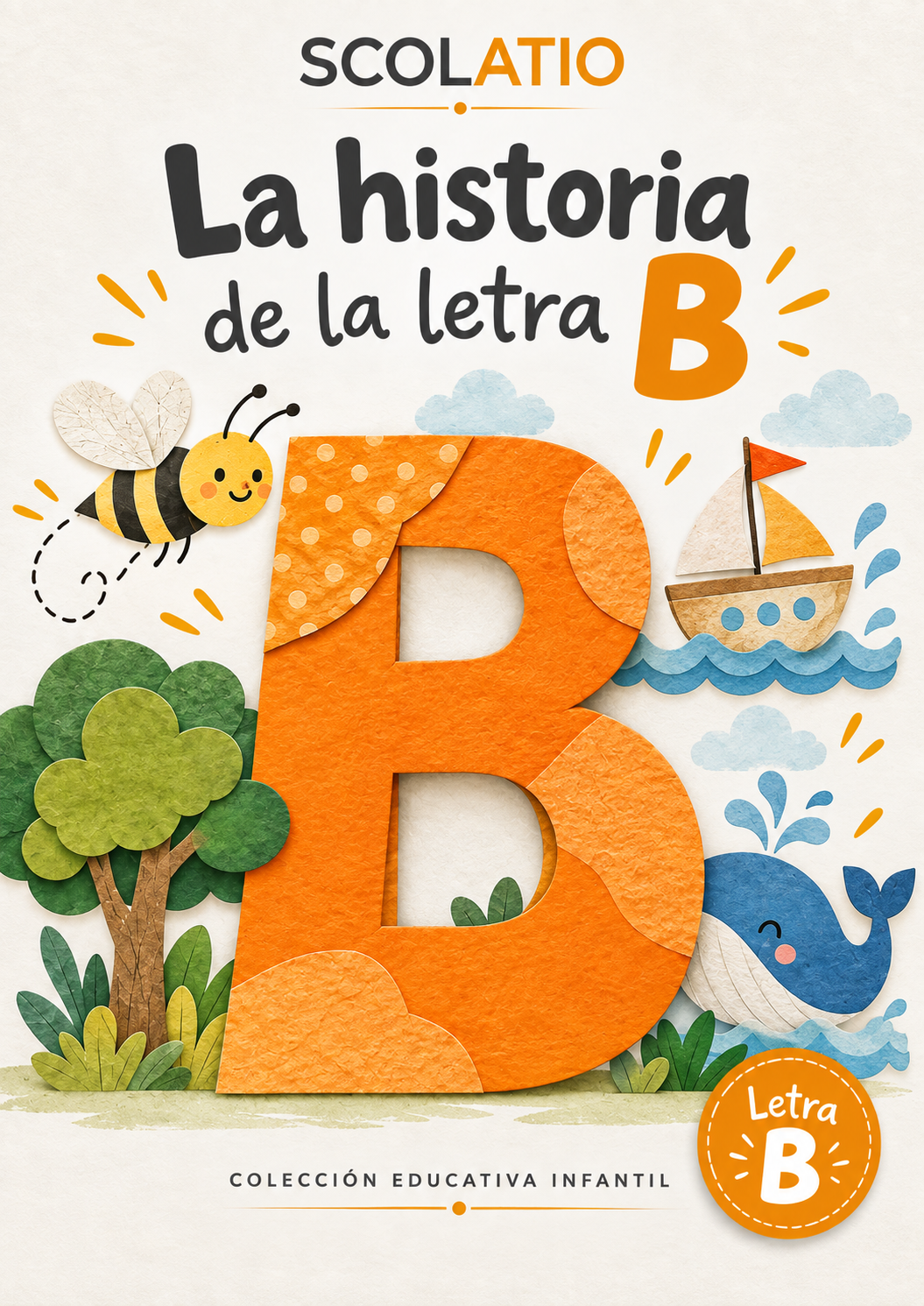 Portada de La historia de la letra B