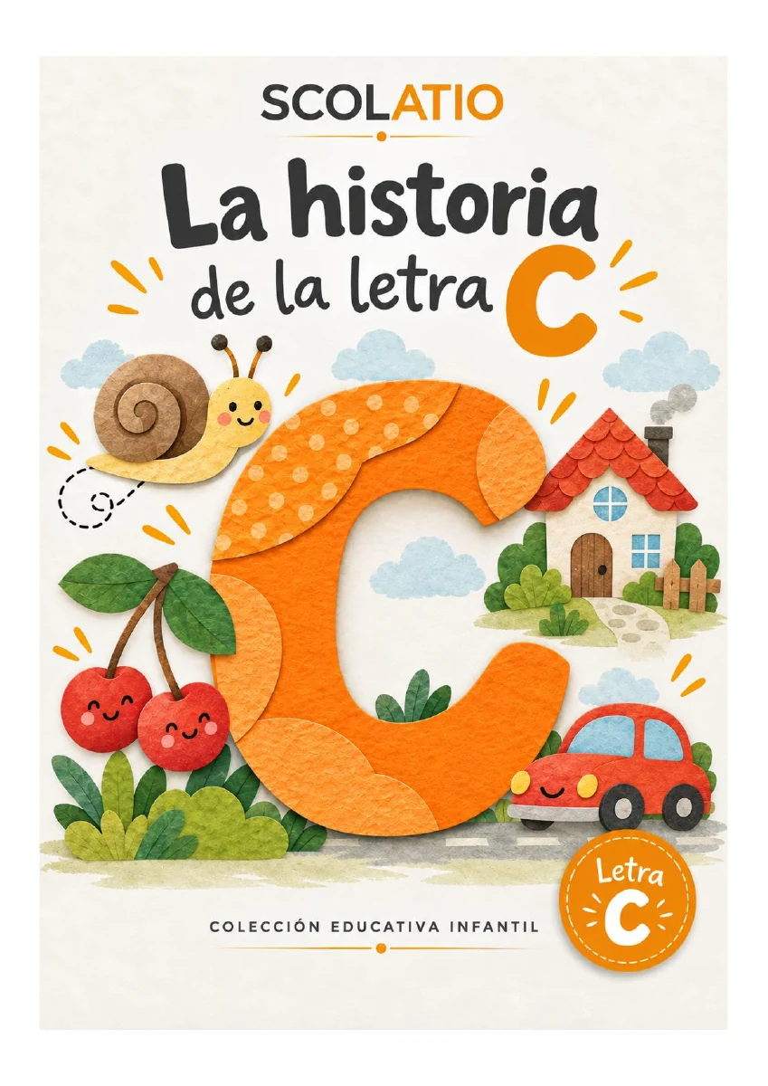 Portada del cuaderno La historia de la letra C, extraída del PDF