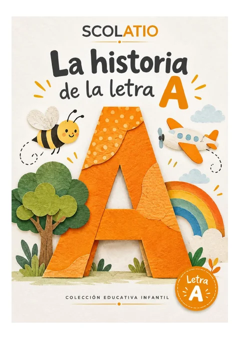 Portada original de La historia de la letra A