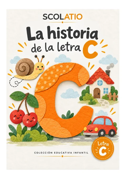 Portada original de La historia de la letra C
