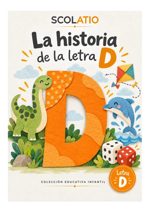 Portada original de La historia de la letra D