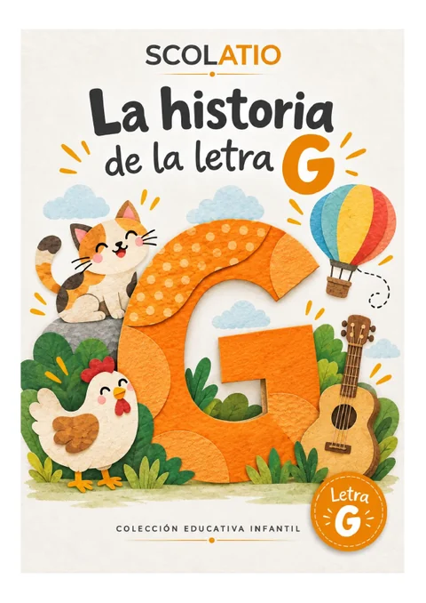 Portada original de La historia de la letra G