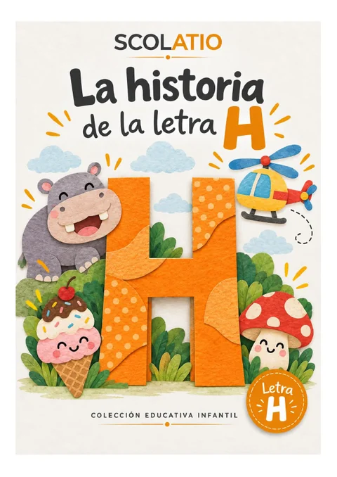 Portada original de La historia de la letra H