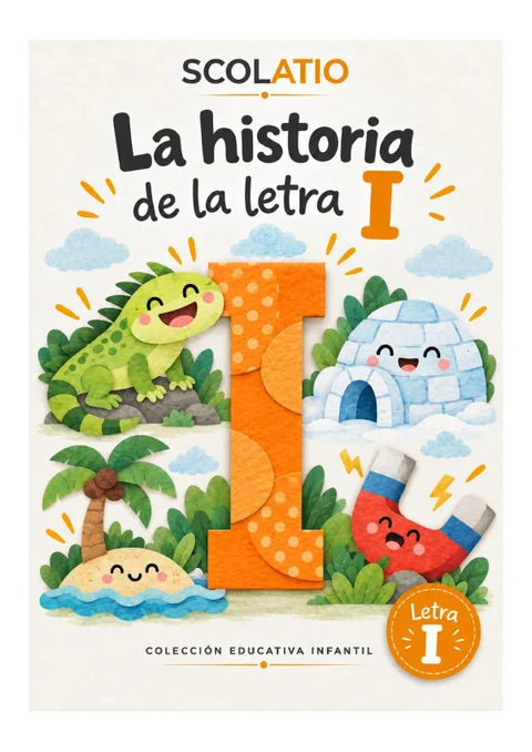 Portada original de La historia de la letra I