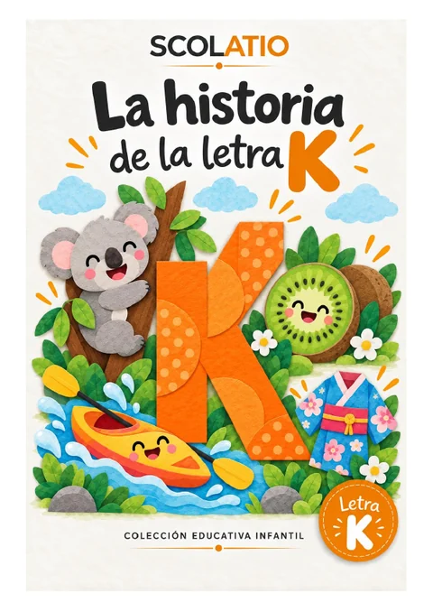 Portada original de La historia de la letra K