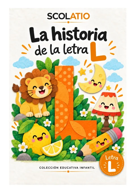 Portada original de La historia de la letra L