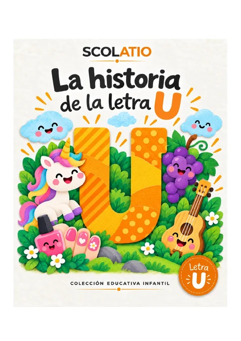 Portada original de La historia de la letra U