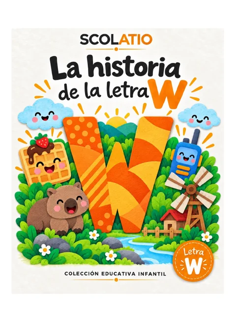 Portada original de La historia de la letra W