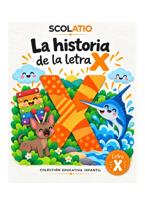 Portada original de La historia de la letra X