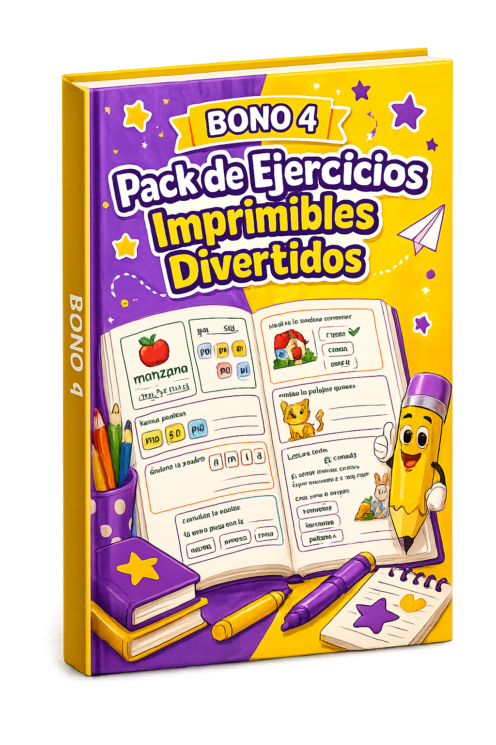 Bono 4 — Pack de Ejercicios Imprimibles Divertidos